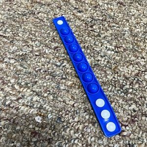 Blue pop it bracelet
